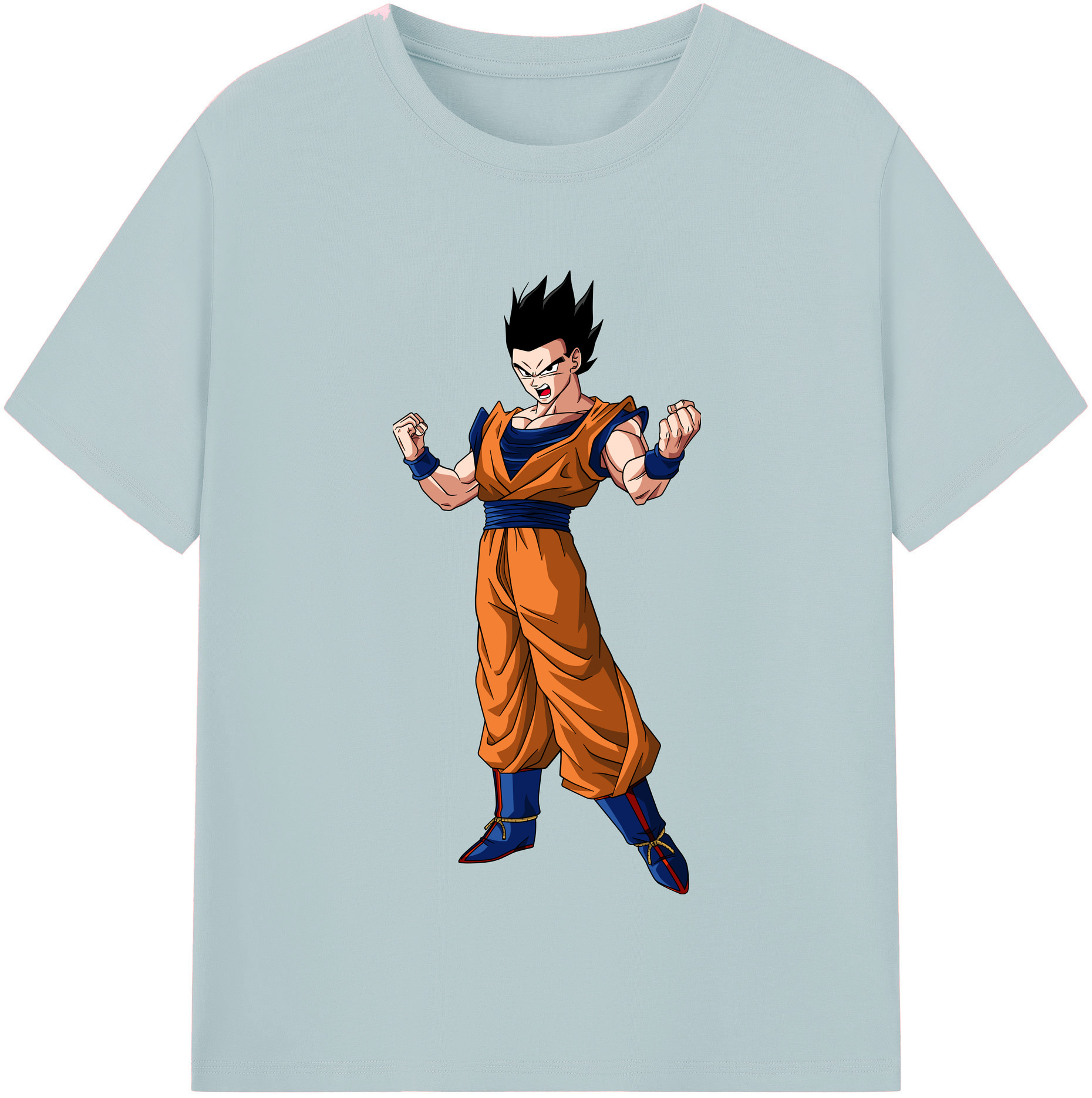 （画像用） ドラゴンボール 孫 悟飯（そんごはん）DRAGON BALL Son Gohan 綿100％半袖Tシャツ（フロントプリント）